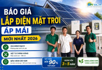 Báo giá lắp điện mặt trời áp mái mới nhất 2026 tại SH Solar