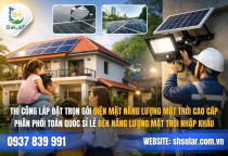SH Solar - Chuyên lắp năng lượng mặt trời trọn gói tại TPHCM