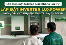 Lắp điện mặt trời hòa lưới (Không lưu trữ)
