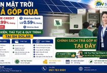 Lắp điện mặt trời trả góp