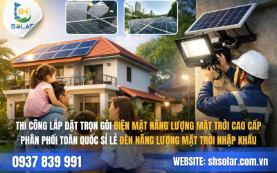 SH Solar - Chuyên lắp năng lượng mặt trời trọn gói tại TPHCM
