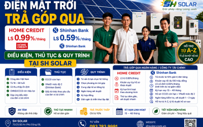 Lắp điện mặt trời trả góp qua Home Credit và Shinhan Bank tại SH Solar