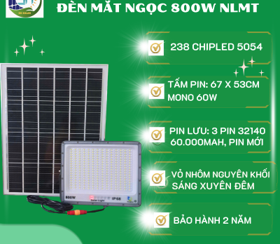 ĐÈN MẮT NGỌC SH 800W CHỐNG CHÓI CHIPLED 5054