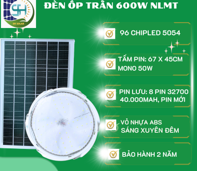 ĐÈN ỐP TRẦN 600W