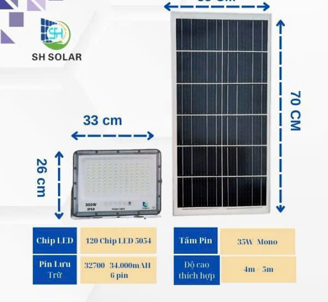 ĐÈN MẮT NGỌC CHỐNG CHÓI SH 300W