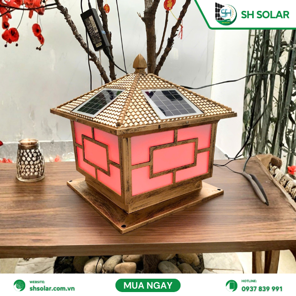 Đèn cổng năng lượng mặt trời 40x40